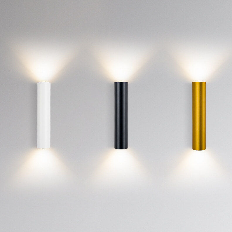 Silver Double Tube Wall Light
