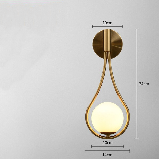 Simple Scandinavian White Wall Light | Noxord