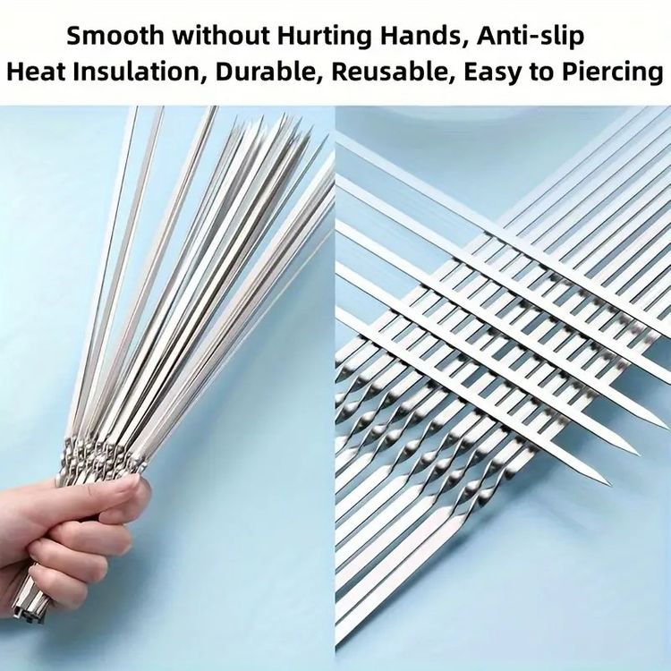 Premium BBQ Set | 10pc Stainless Steel Grill Utensils