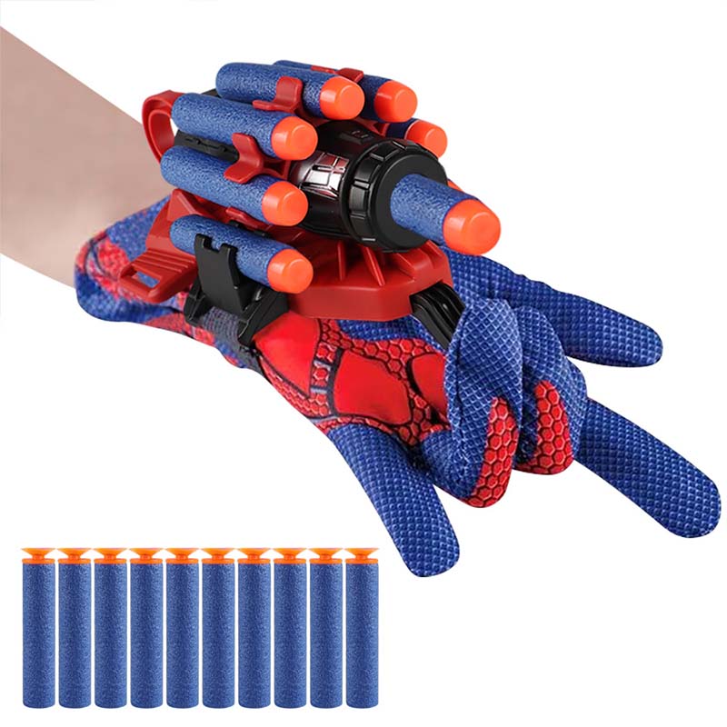 Cool Spiderman Web Blaster Toy with Glove Launcher
