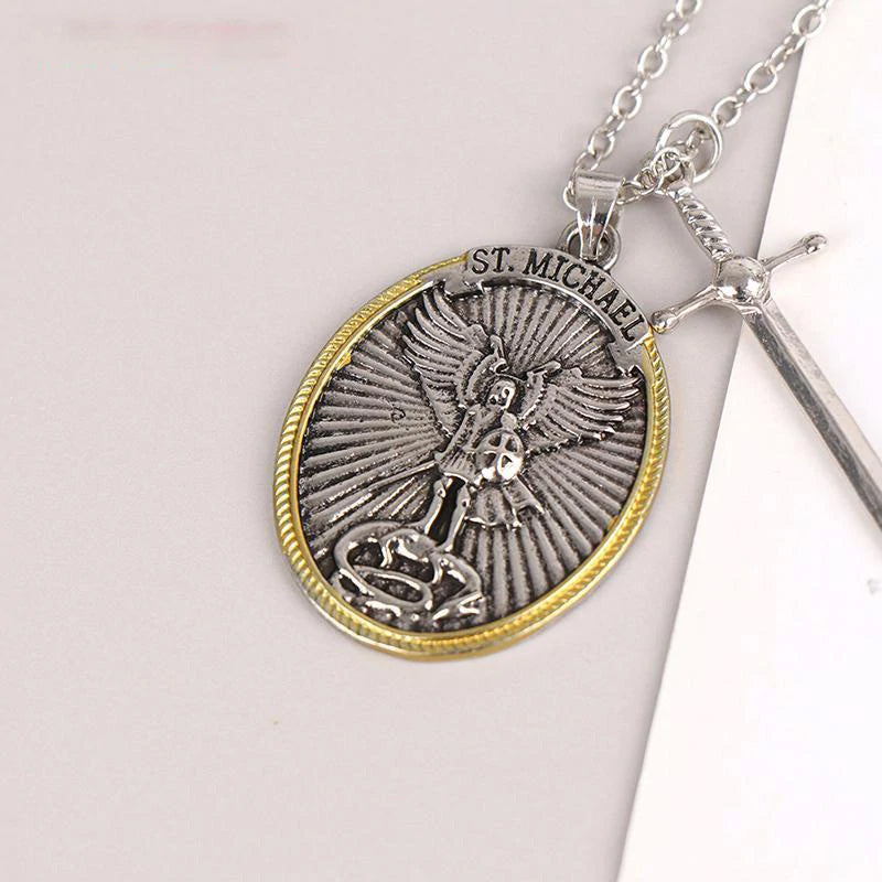 Protective Archangel Michael Necklace