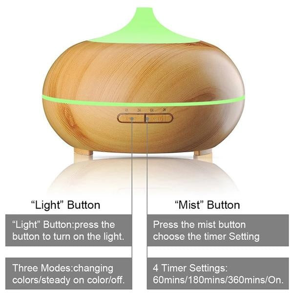 Natural Wood Aroma Diffuser