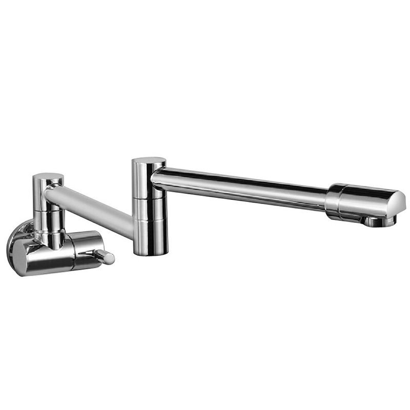 Compact Wall Mount Single Handle Kitchen Faucet