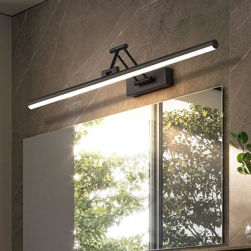 Sleek LED Bathroom Wall Light in Black or White