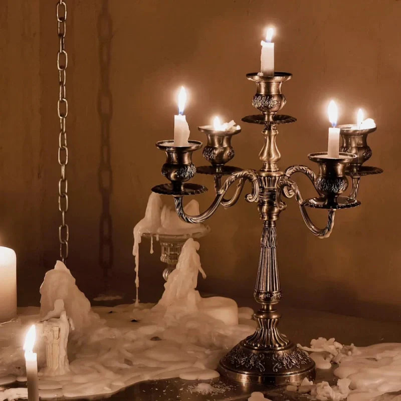 Luxury Gold Candle Holder