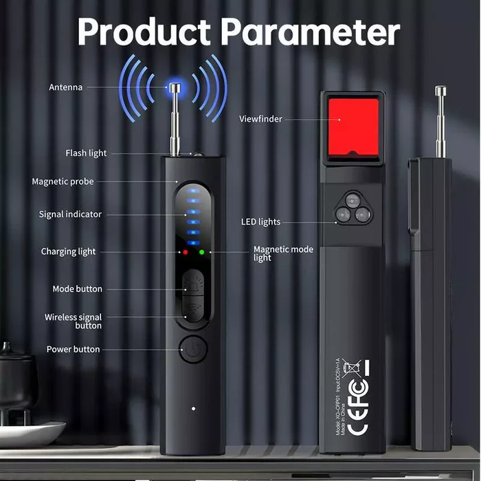 Personal Spy Detector & GPS Tracker Finder Device