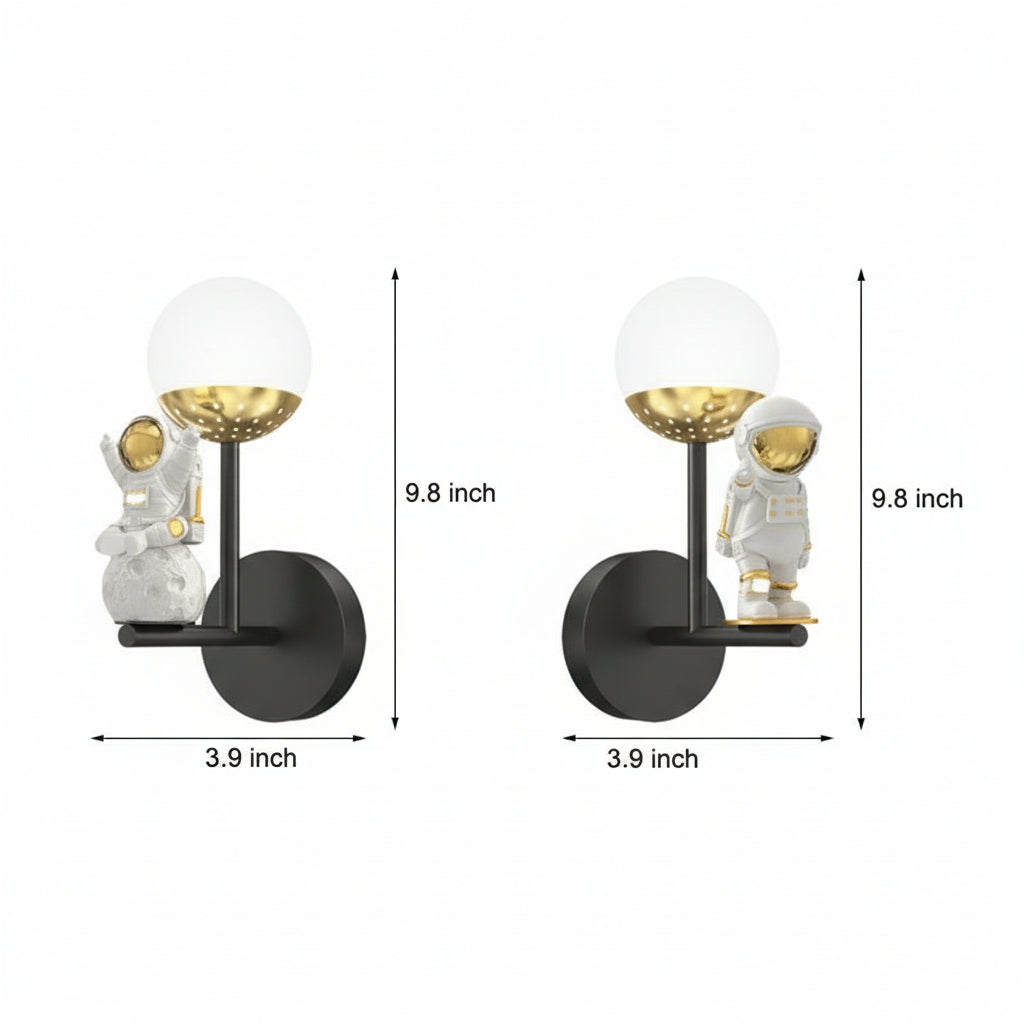 Contemporary 3D Moon LED Wall Light