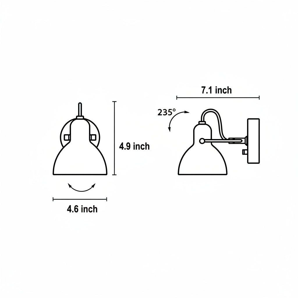 Contemporary White Glass LED Wall Light