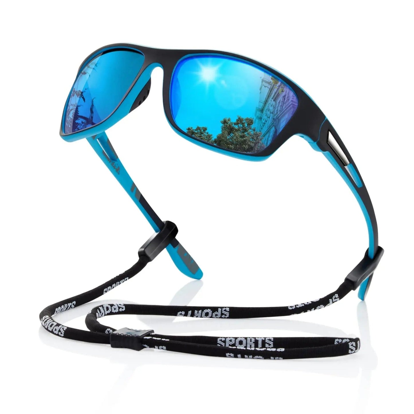 Men's Sport Sunglasses with Polarized Lenses and UV Protection