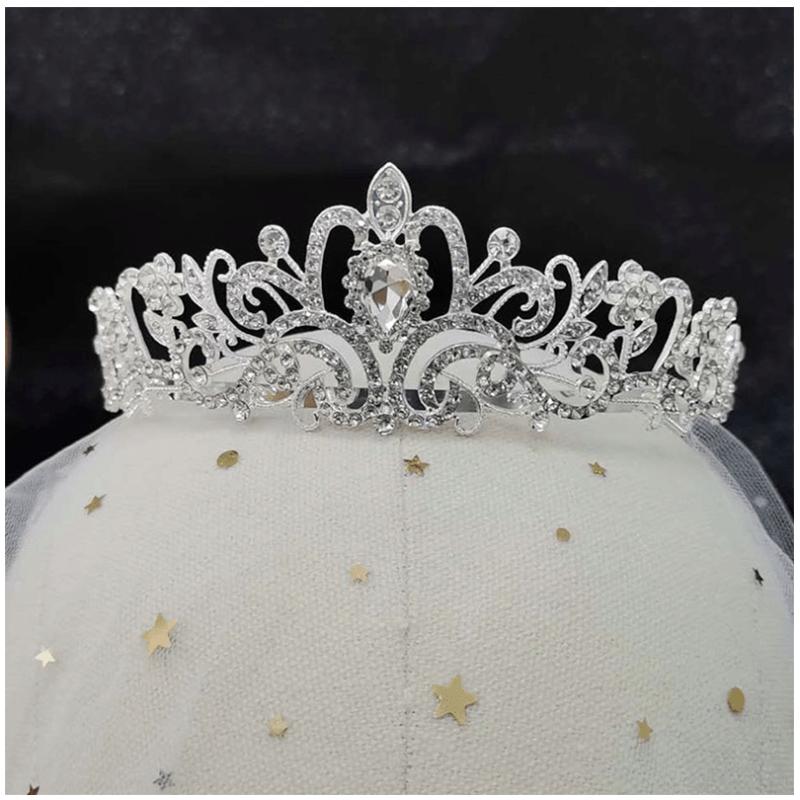 Sparkling Crystal Bridal Crown Headband