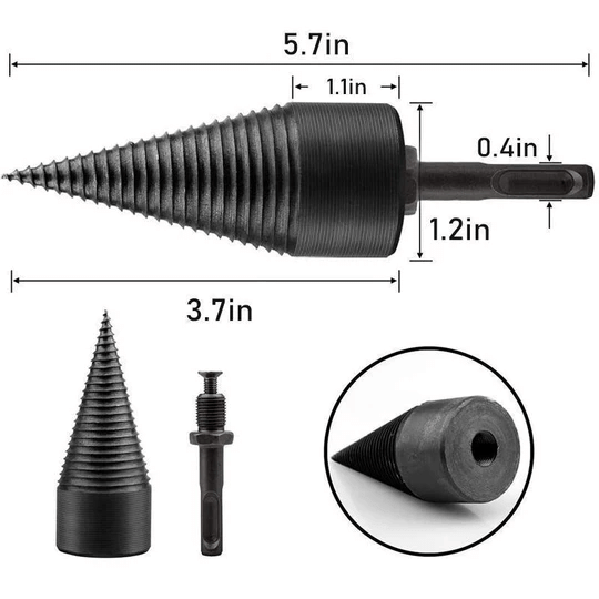 Heavy Duty Wood Drill Bit with Round Shaft