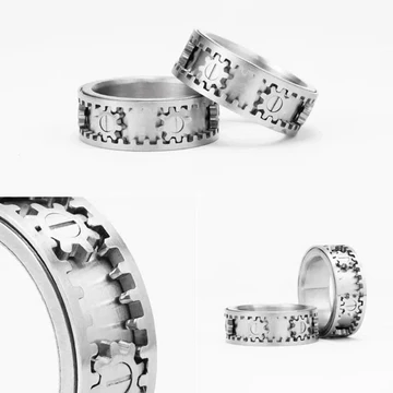 Cofik | Stainless Steel Fidget Ring