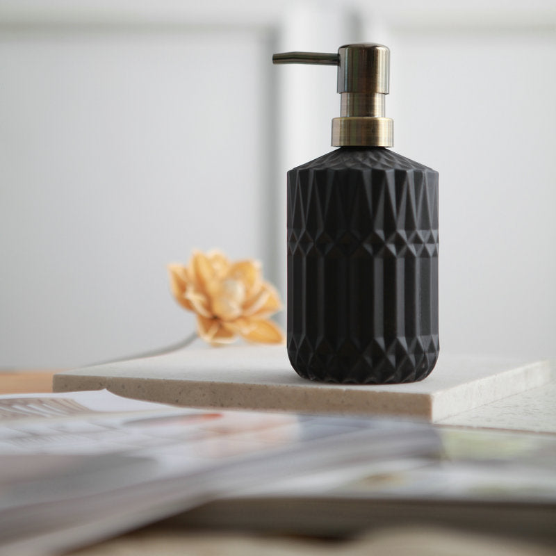 Luxury Glass Diamond Soap Dispenser