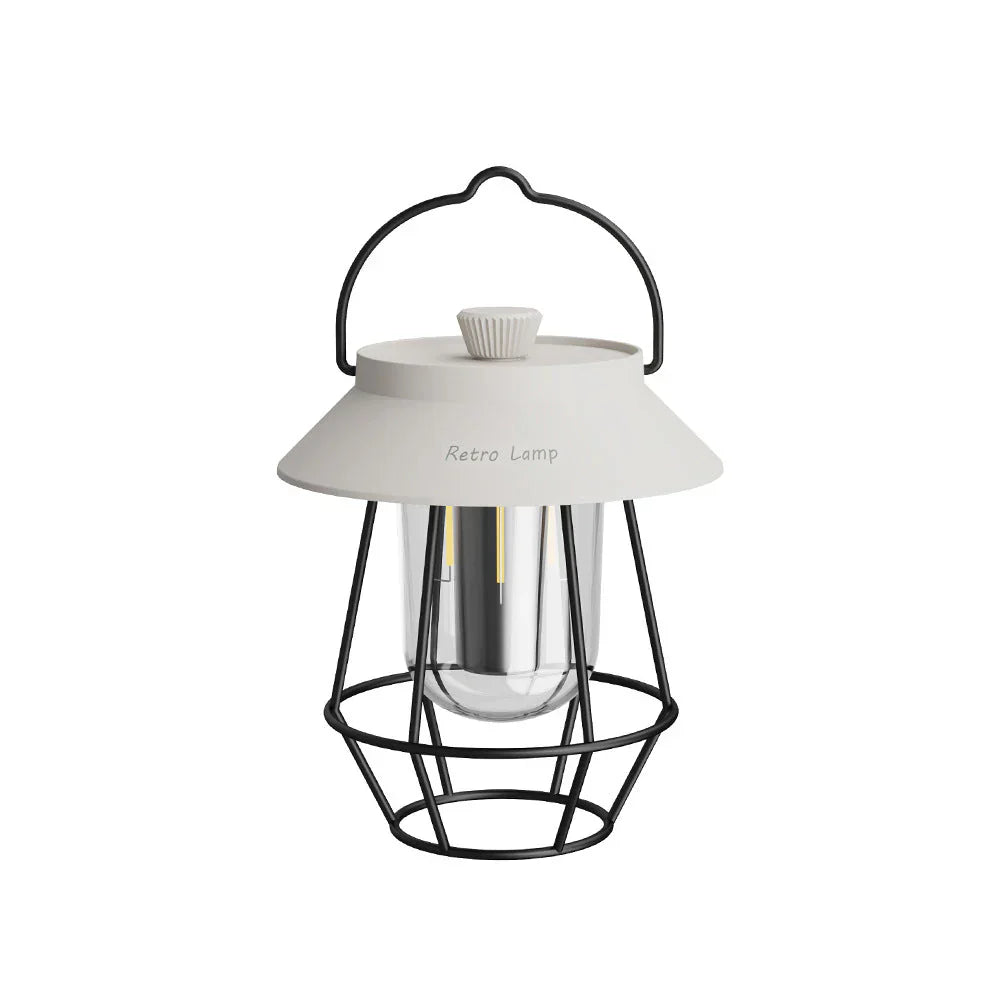 Vintage Style Portable LED Outdoor Lamp