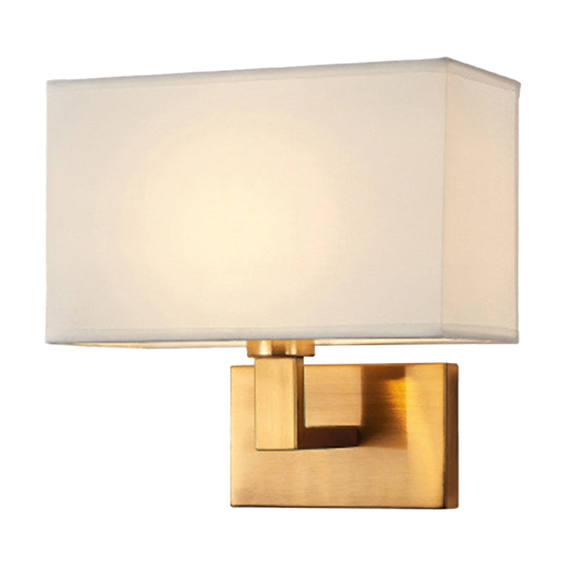 Simple Linen Shade Table Lamp with Adjustable Arm