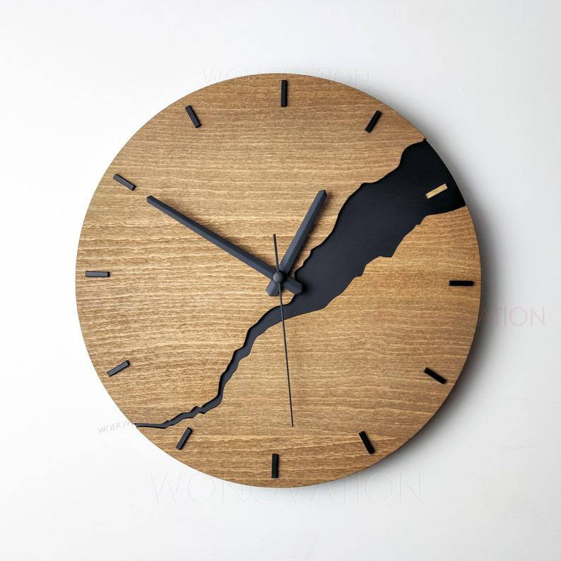 Vintage Wooden Wall Clock