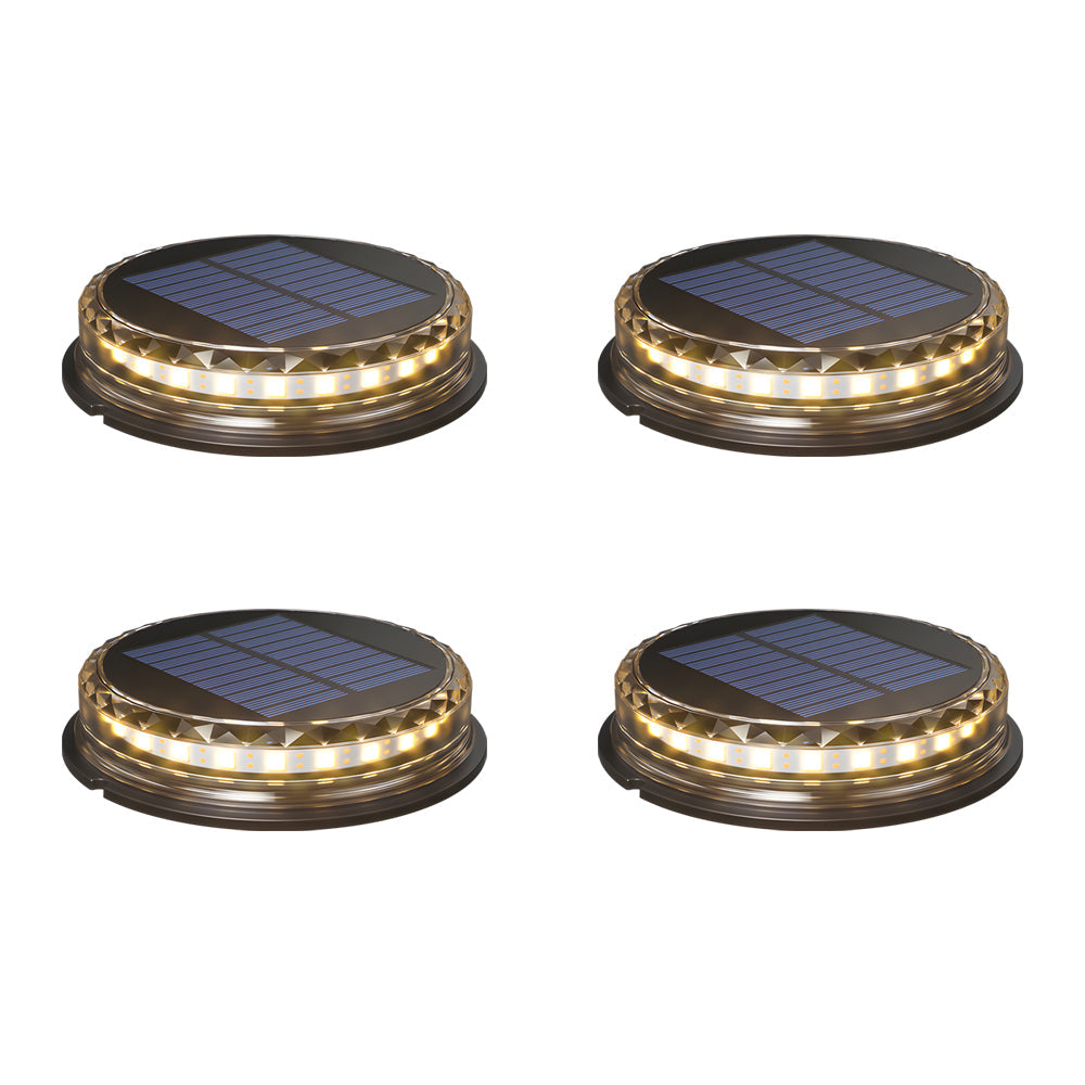 Stylish Outdoor Solar Powered Garden Lights, 4-Pack