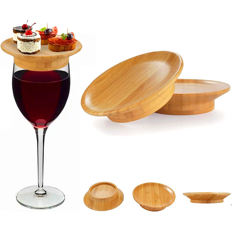 Stylish Wine Glass Food Server
