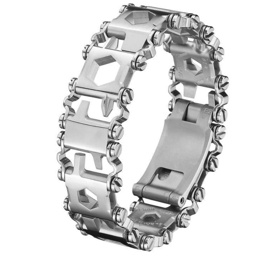 Versatile 29-in-1 Stainless Steel Survival Watch Band