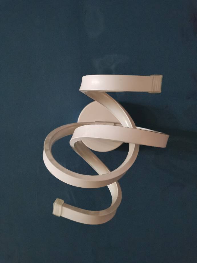 Simple White LED Wall Sconce Light for Bedroom