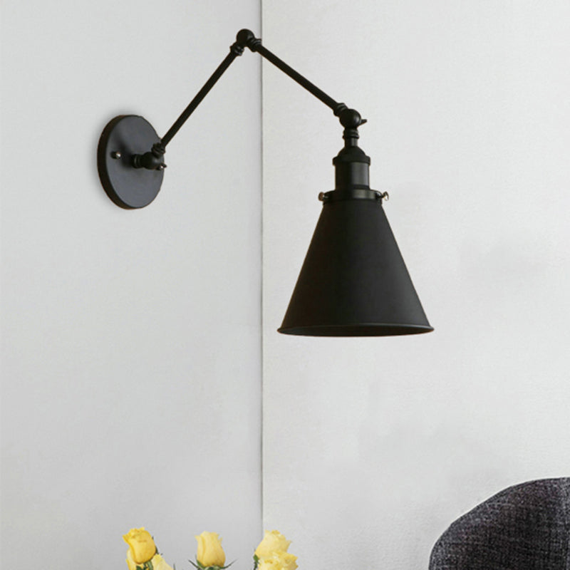 Rustic Metal Wall Sconce Light for Bedroom