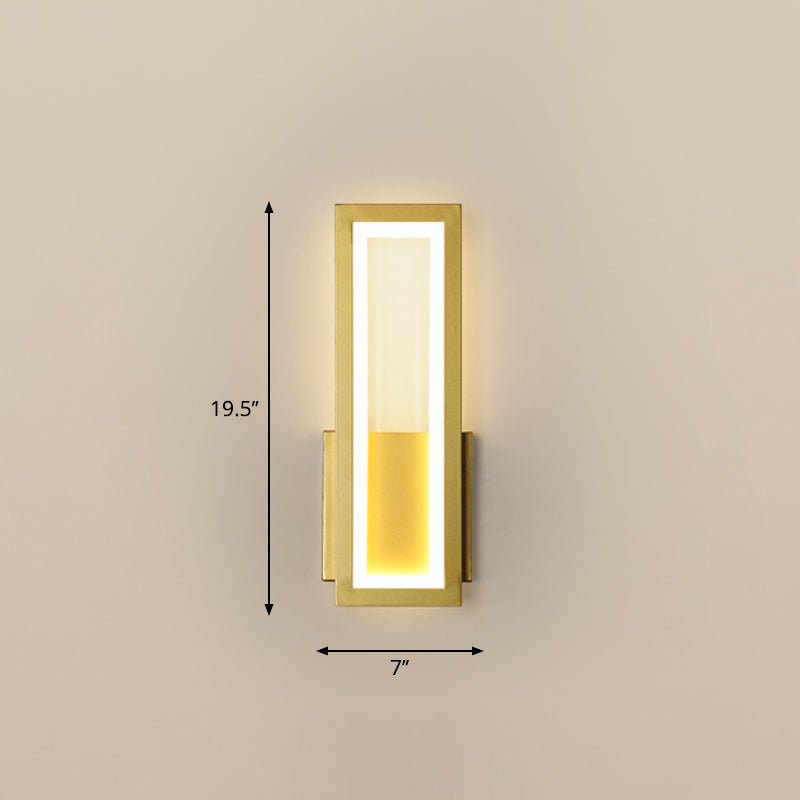 Sleek Modern LED Wall Sconce Light Fixture