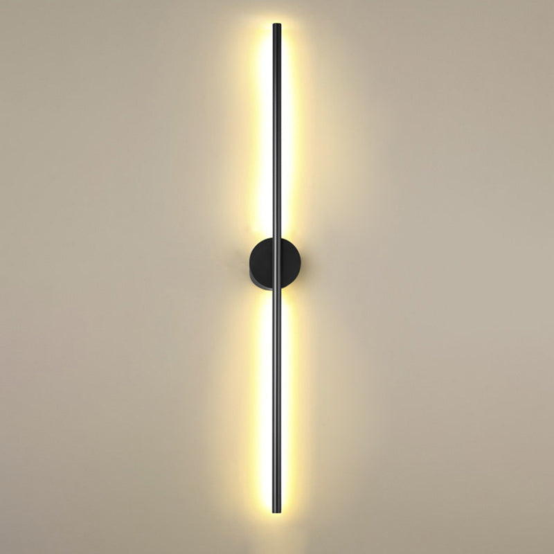 Modern Silver LED Wall Light Fixture Sconce for Living Room