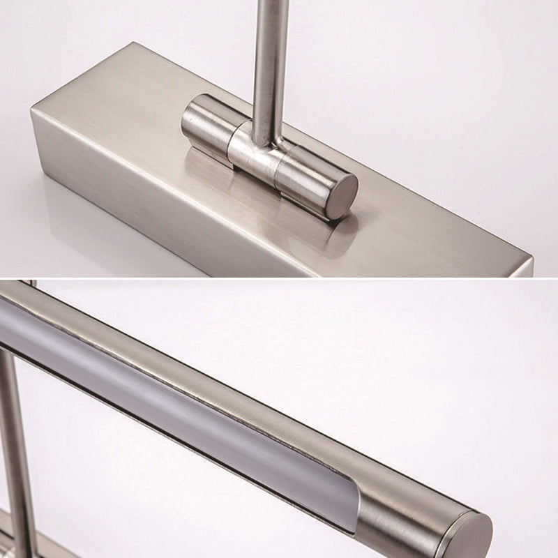 Slim LED Bathroom Sconce with Adjustable Arm