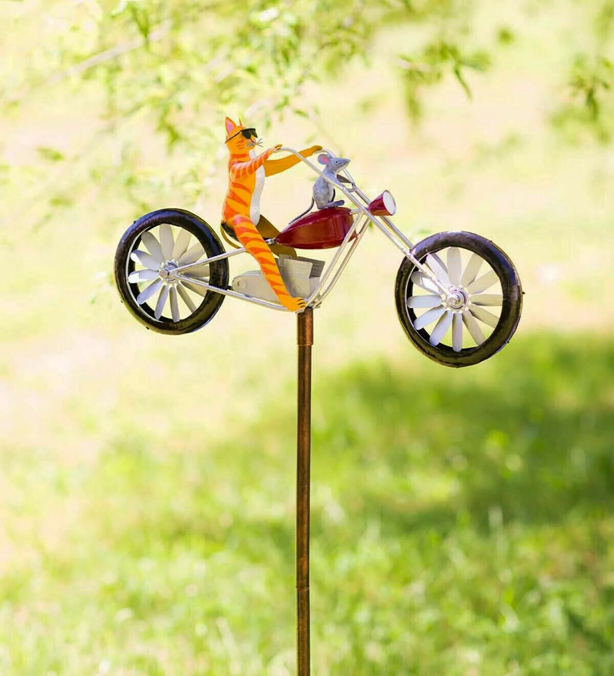 Classic Bike Outdoor Garden Decor Spinner
