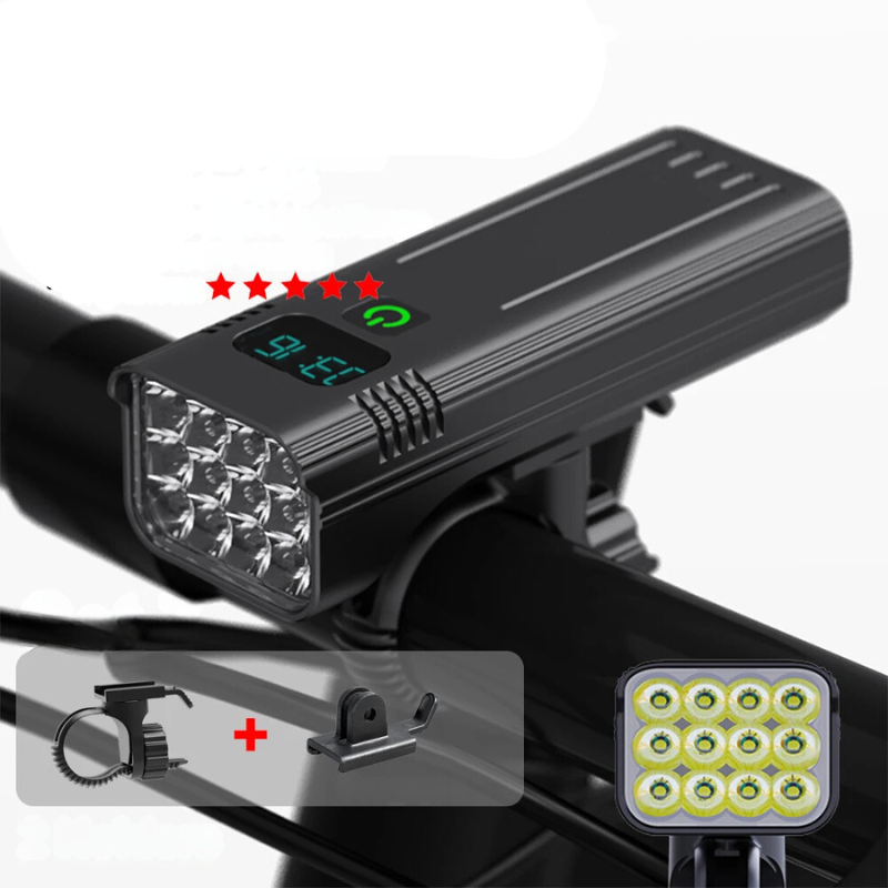 Bright 5000L LED Bicycle Front Light with USB Charger