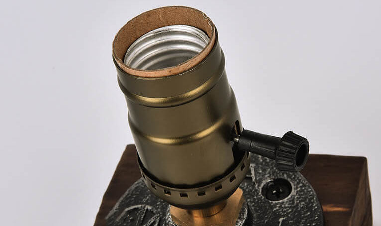 Rustic Metal Edison Style Table Lamp