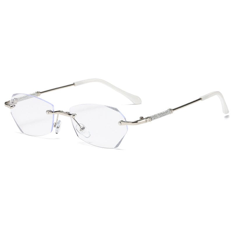 Stylish Rimless Blue Light Blocking Readers