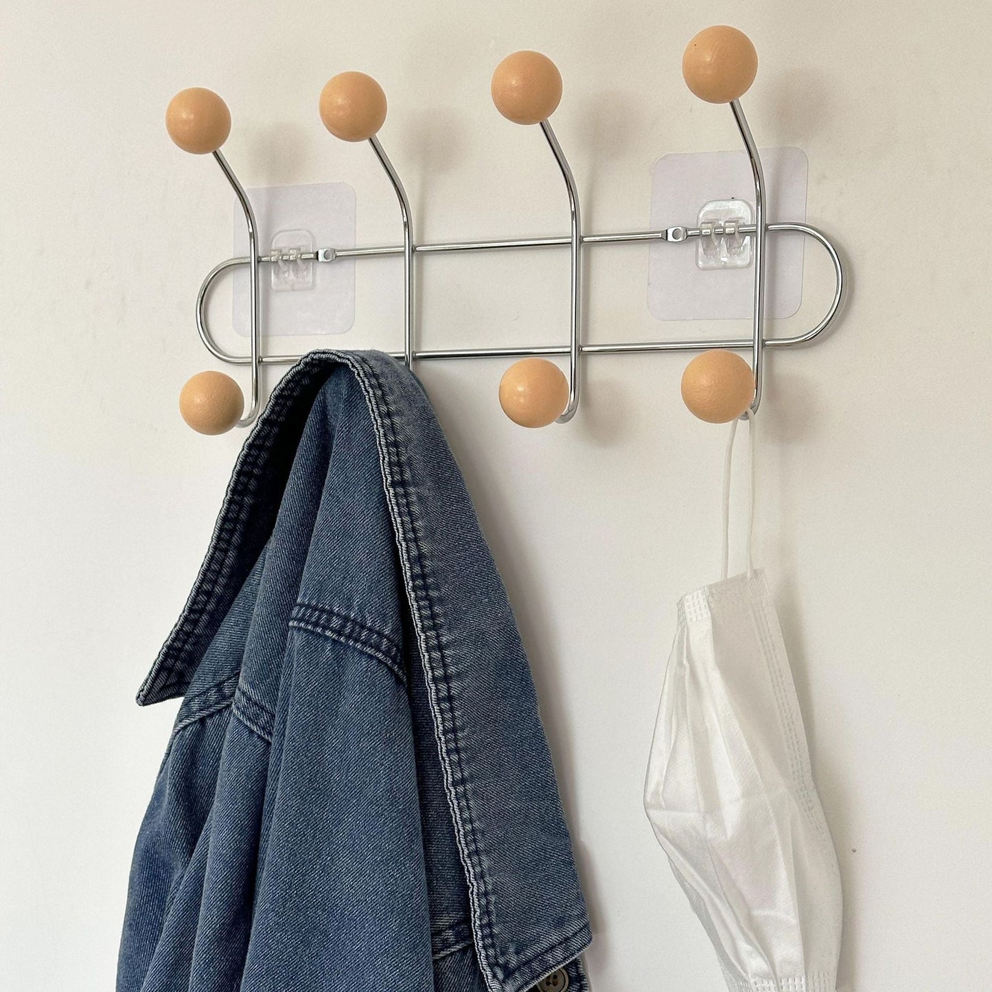 Hidden Iron Coat Hook with Storage