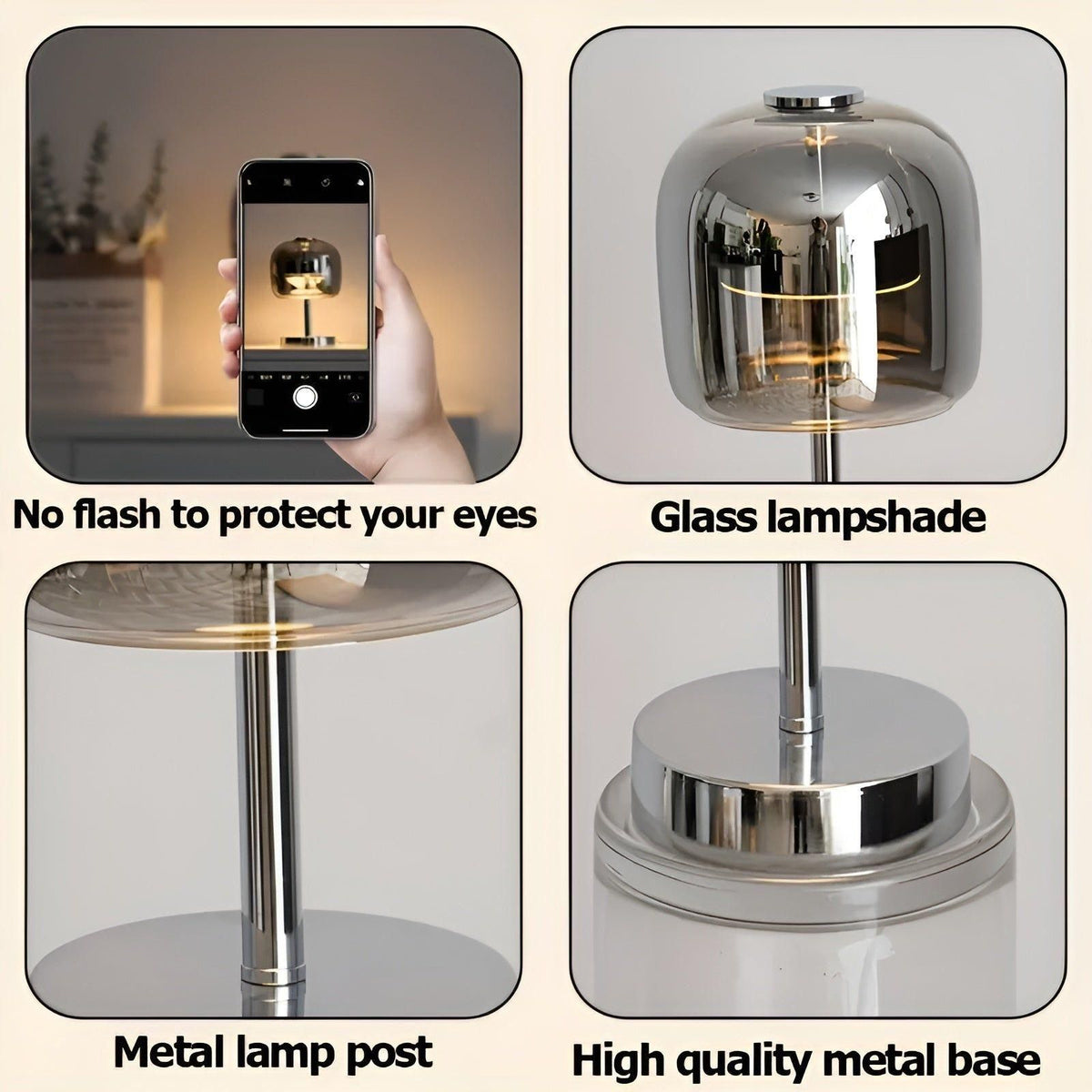 Stylish Glass Table Lamp