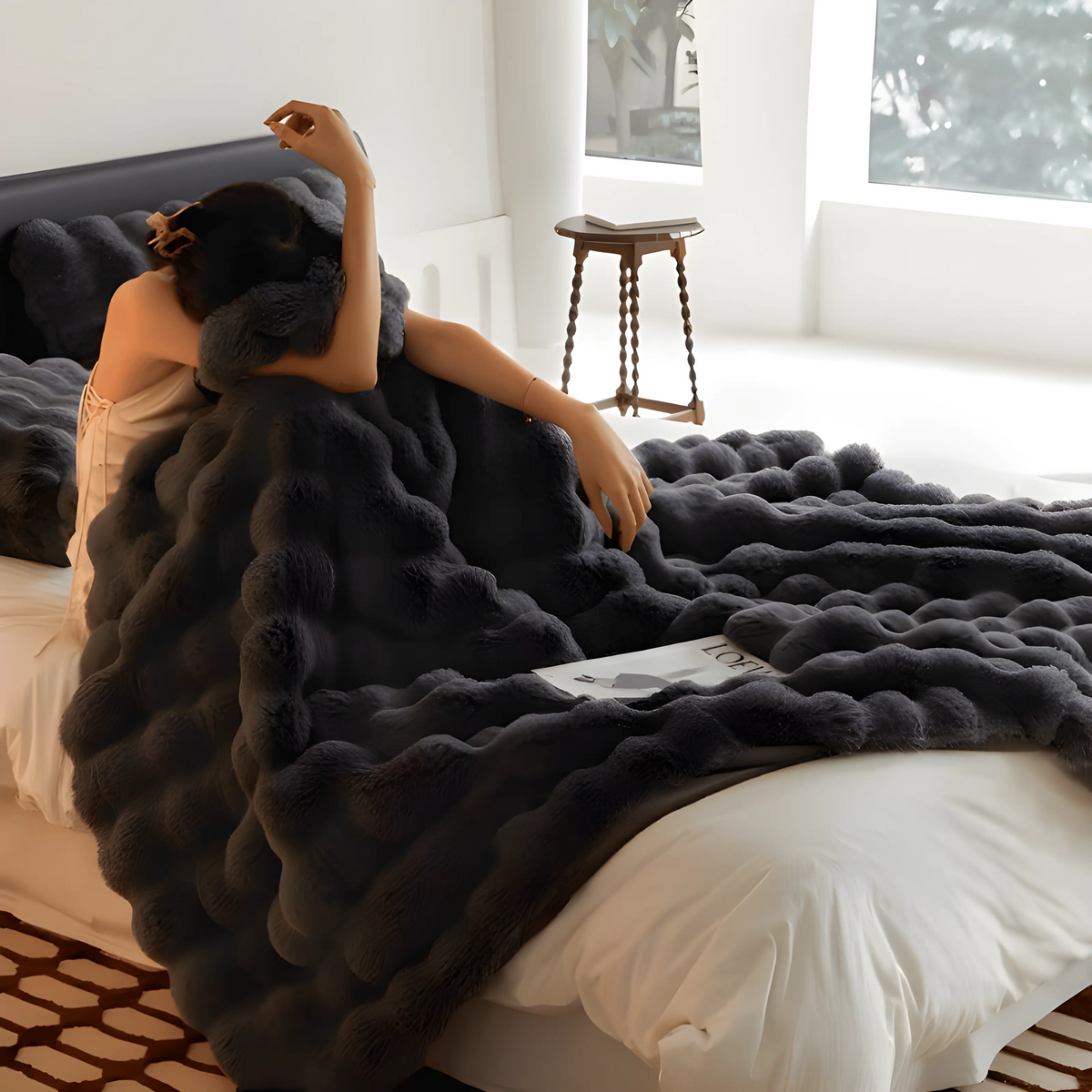 Soft Plush Throw Blanket for Cozy Comfort