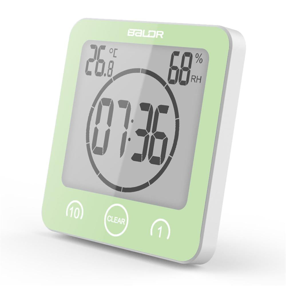 Waterproof Bathroom Clock with Timer