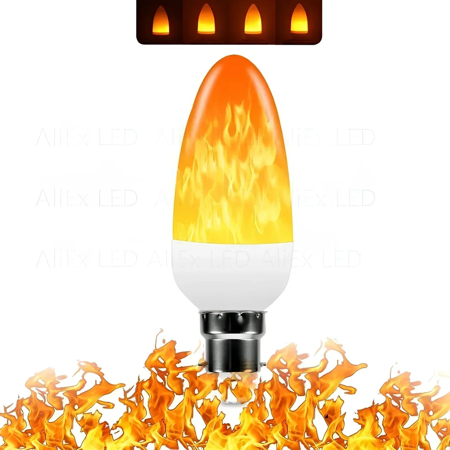 Warm Flickering Flame Table Lamp