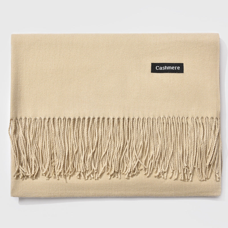 Cozy Black and White Winter Scarf for Women