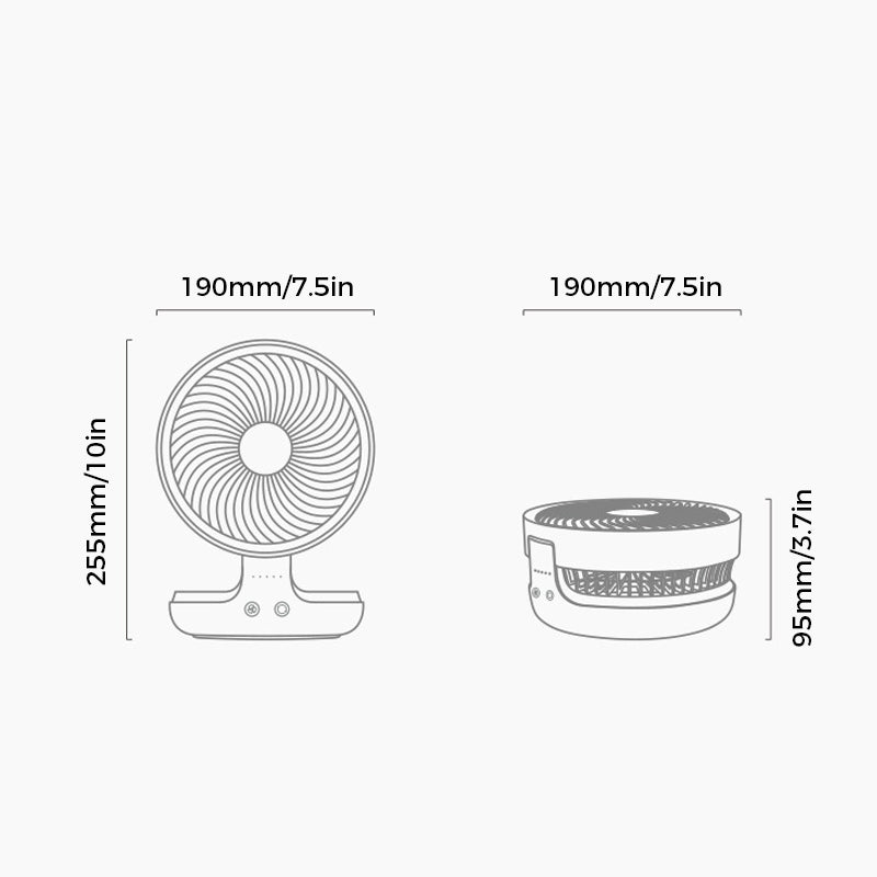 Portable Compact Desk Fan