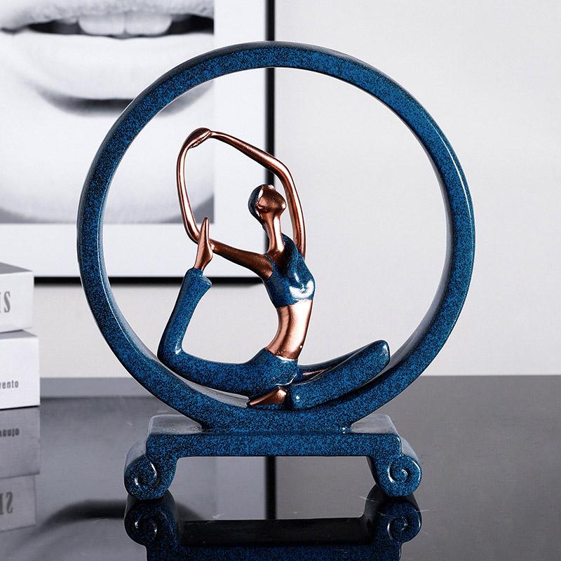 Zen Yoga Woman Figurine
