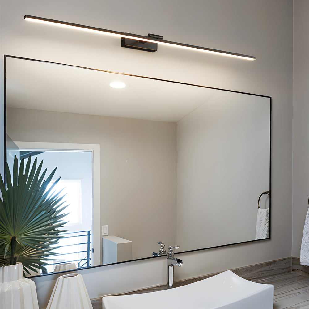 Contemporary Bronze Dimmable LED Bathroom Light Fixture