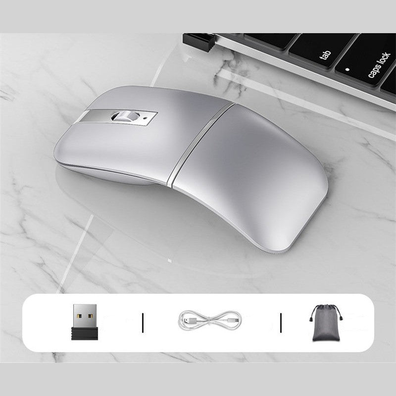 Compact Wireless Rechargeable Mouse with Silent Click
