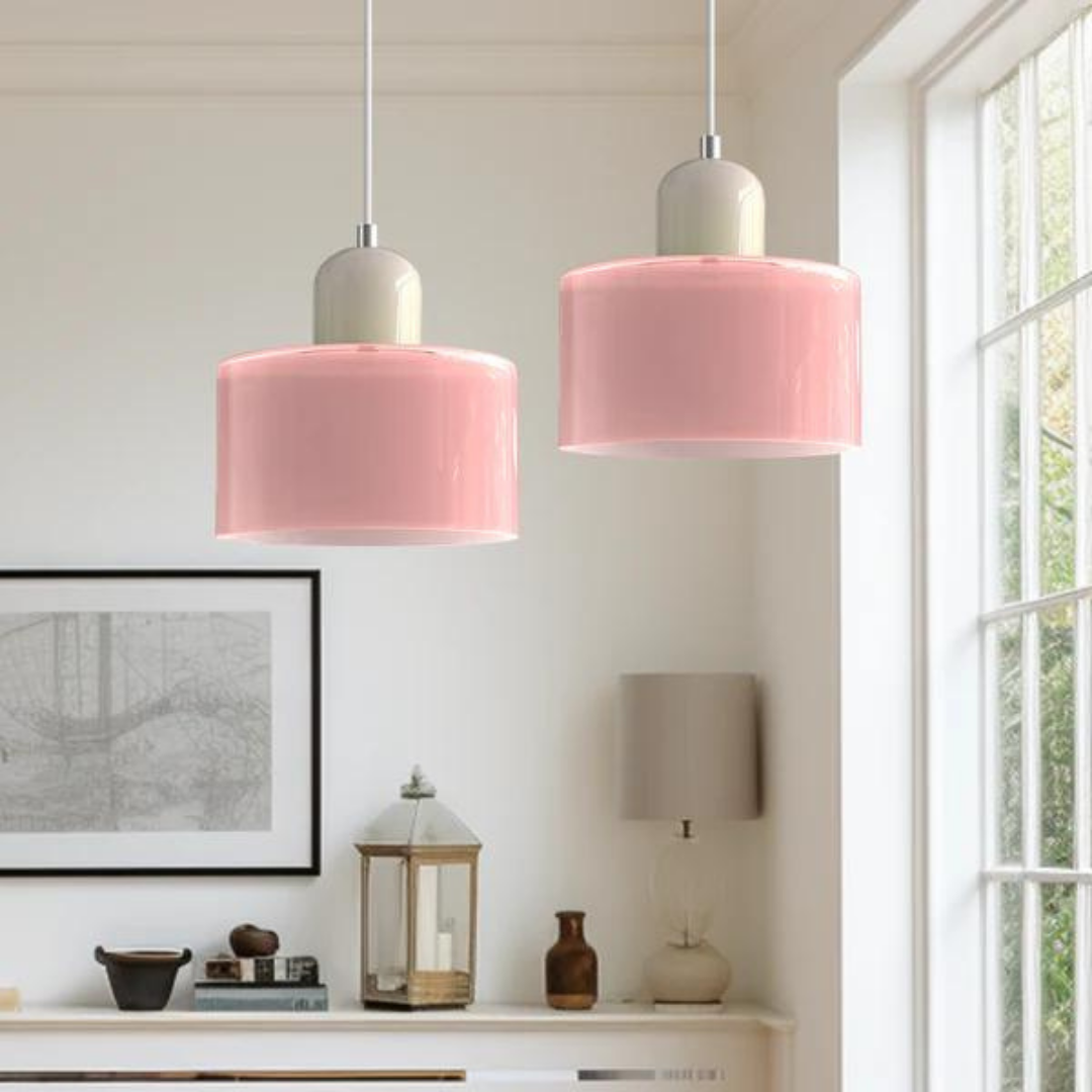 Stylish Round Glass Pendant Light