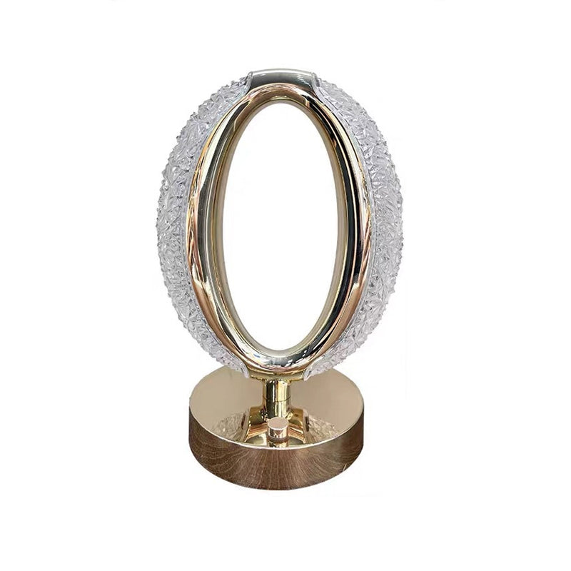 Silver Night Metal Desk Lamp