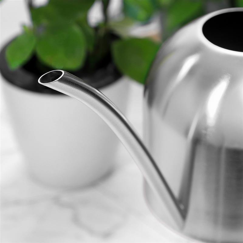 Durable Stainless Steel Watering Can with Long Spout