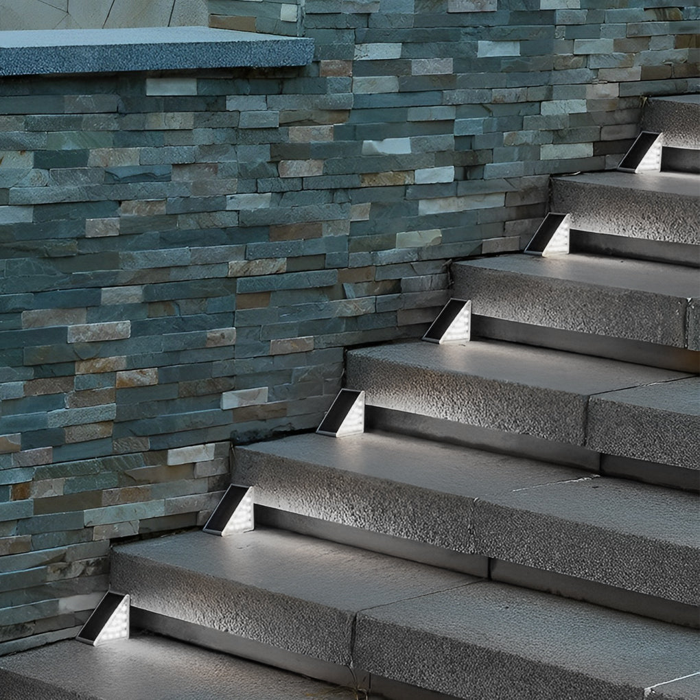 Outdoor Solar Powered LED Step Lights