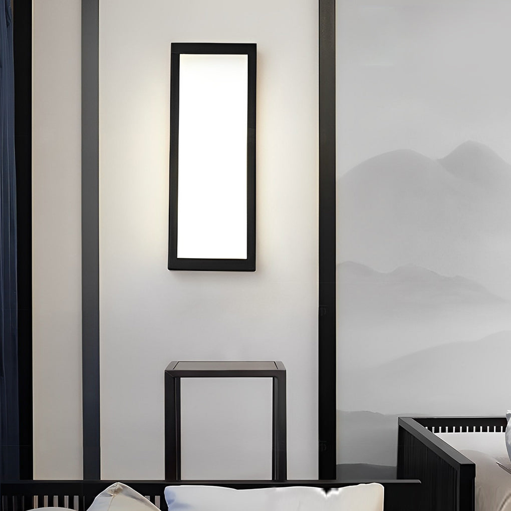 Outdoor Black LED Wall Light Waterproof Exterior Lamp