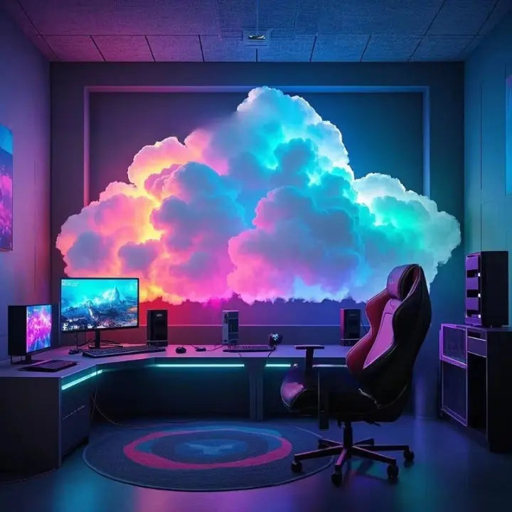 Colorful LED Cloud Table Lamp