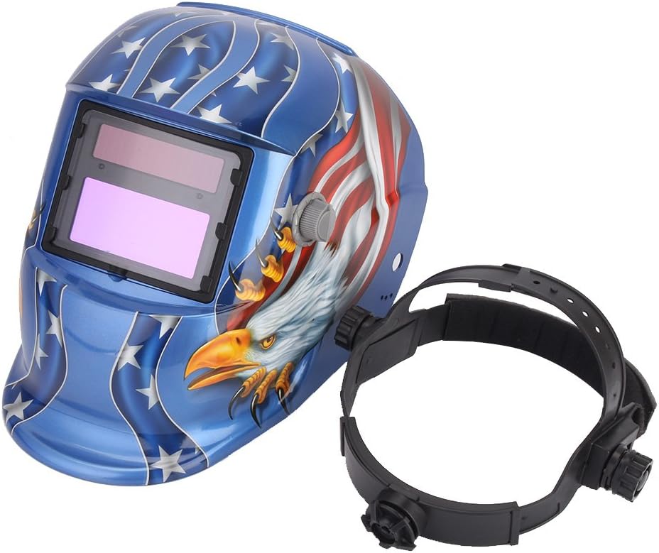 Cofik Auto Darkening Welding Helmet with Clear Wide View Screen