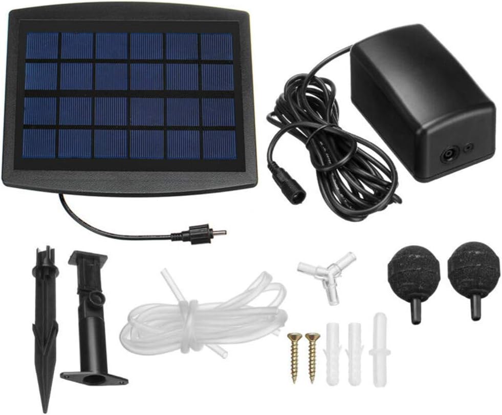 Portable Solar Air Pump Set 2.5W with Tubes